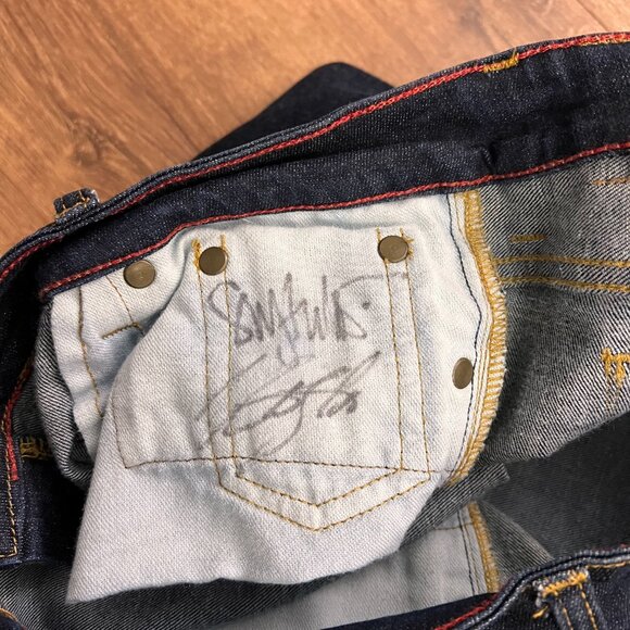 Raleigh Denim Handcrafted Designer Jeans Straight White Oak Cone Sz 30 - Picture 12 of 14